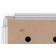 Threaded Inserts - Threaded inserts for attaching the perforated work surface. They not only prevent damage to the MDF top from over torquing but also establish a reference point when attaching the top.