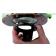 Swiveling Chip Deflector - Included chip deflector can be used with edge forming bits, maximizing chip and dust extraction even around curves and corners.